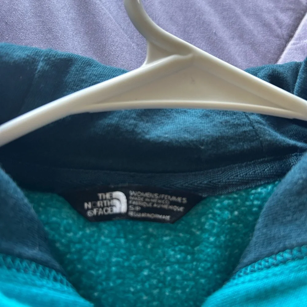 The North Face Teal Full-Zip Hoodie